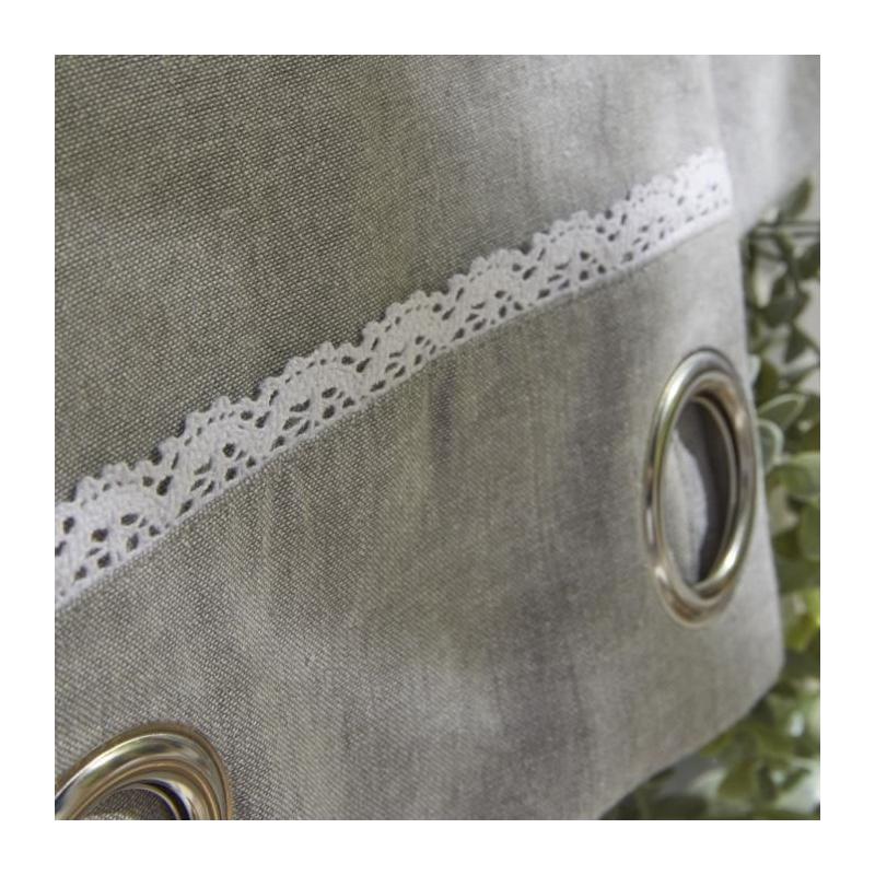 Rideau Double Rideaux - Charme Chambray Capucine 140x240 cm