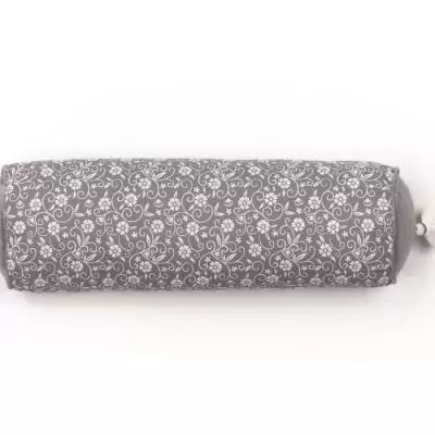 Coussin Polochon Charme Gris foncé Capucine - 45 x 15 cm