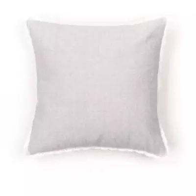 Coussin Charme Chambray x Dentelle Capucine - 40 x 40 cm