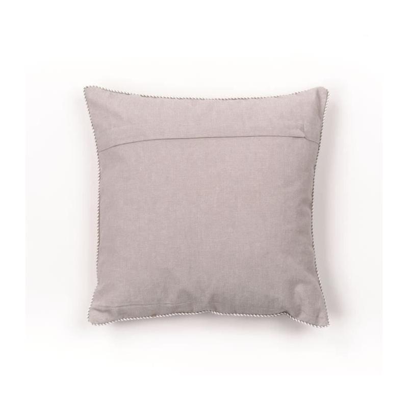 Coussin TODAY CHARME Chambray x Broderie Berenice 40x40 cm