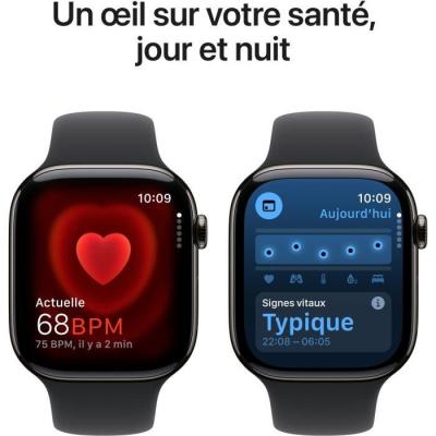 Apple Watch Series 10 Titanium 46mm - Connectée GPS + Cellulaire