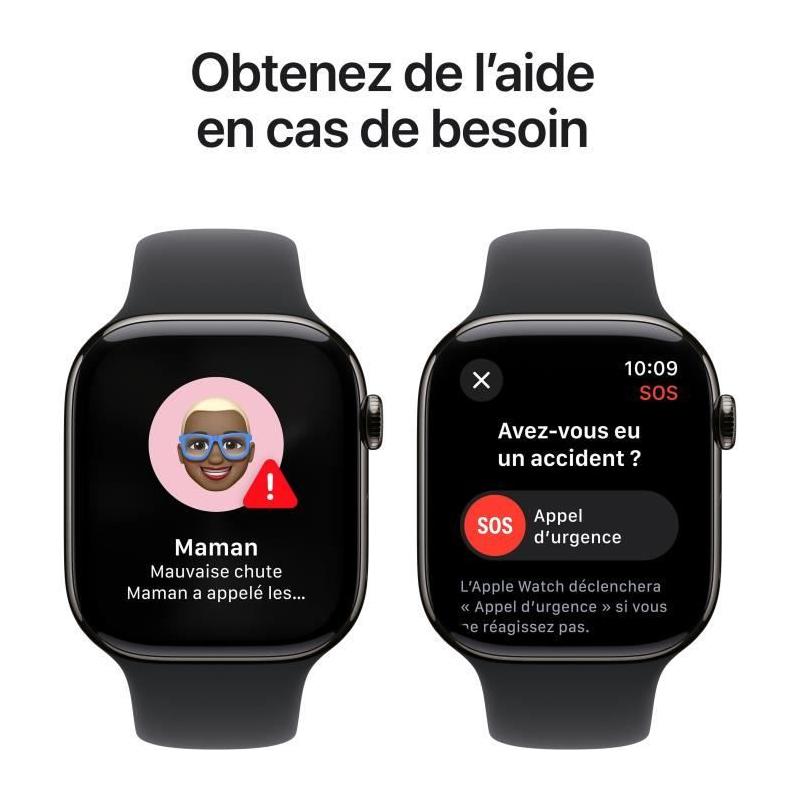Apple Watch Series 10 Titanium 46mm - Connectée GPS + Cellulaire
