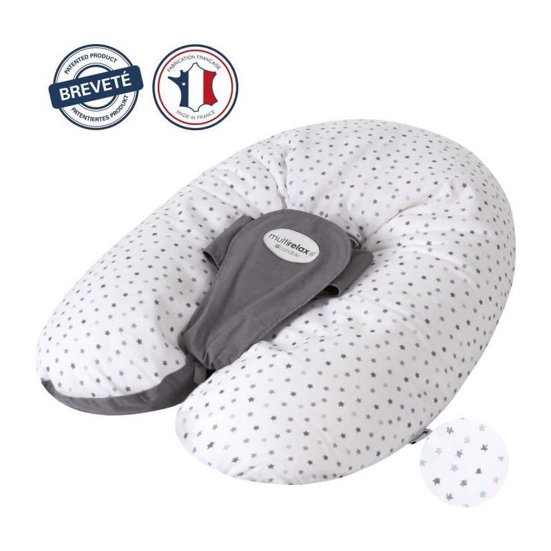Coussin de maternité CANDIDE Multirelax Gris/Etoiles