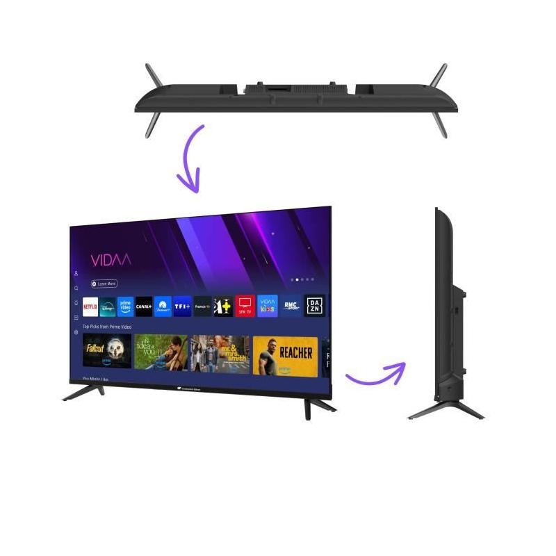 TV LED Continental Edison 40“ Full HD Smart VIDAA - Noir