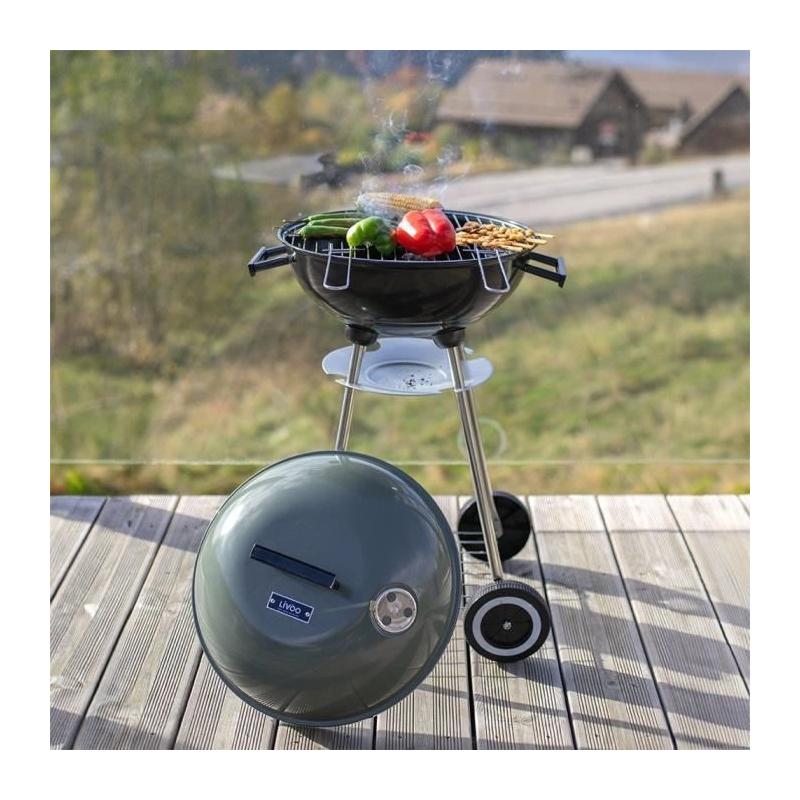 Barbecue à charbon LIVOO - Compact et pratique