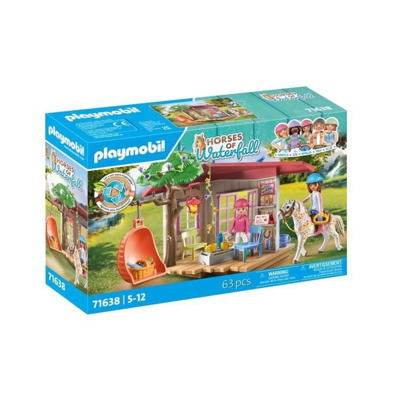 Figurine miniature PLAYMOBIL - Espace détente cavalieres