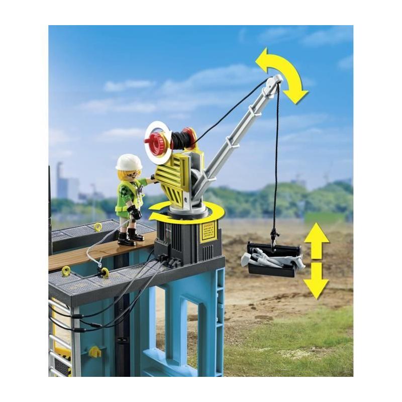 Figurines Miniatures PLAYMOBIL - Ouvriers et chantier