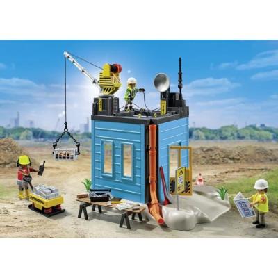 Figurines Miniatures PLAYMOBIL - Ouvriers et chantier