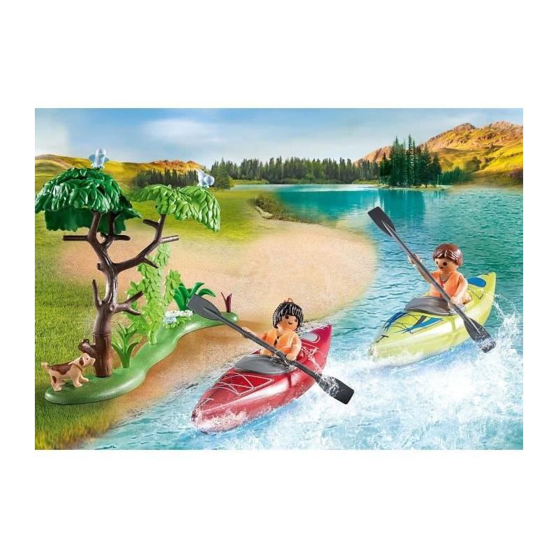Kit Playmobil 71425 Famille et tente pour un camping fun