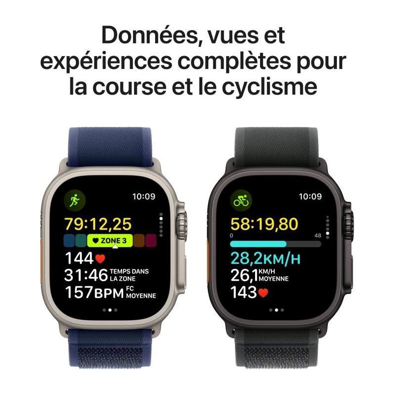 Apple Watch Ultra 2 GPS + Cellular - Titanium Naturel - Tan Alpine Loop - Large