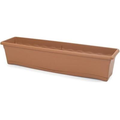 Jardinière rectangulaire terracotta pour fleurs - Ø 80 x 20 cm