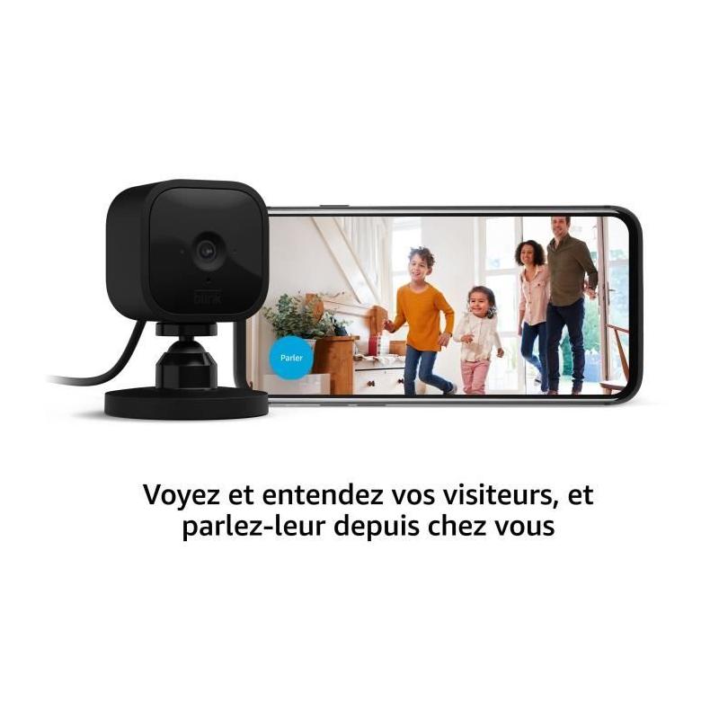 Caméra de surveillance HD 1080p avec vision nocturne et détection de mouvements