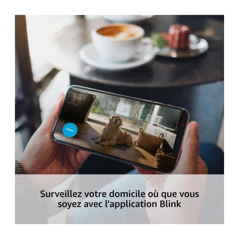 Caméra de surveillance HD 1080p avec vision nocturne et détection de mouvements