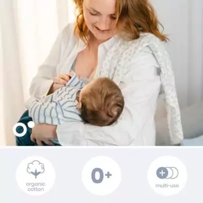 Lot de 3 langes DOOMOO en coton bio - Certifié Oeko-Tex