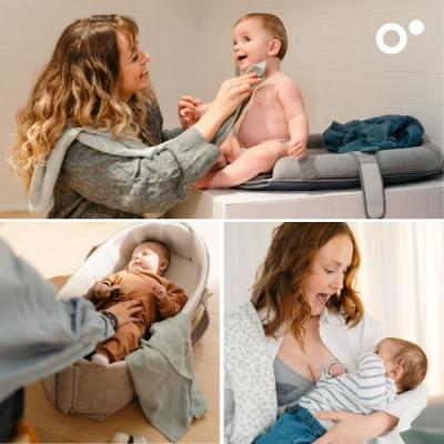 Lot de 3 langes DOOMOO en coton bio - Certifié Oeko-Tex