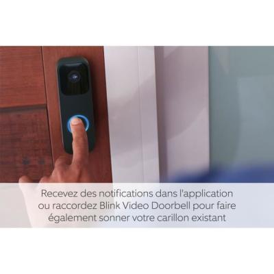 Sonnette intérieure Interphone BLINK HOME SECURITY - Noir