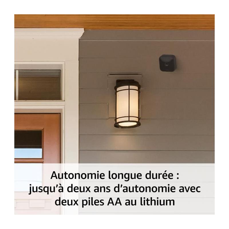Caméra extérieure supplémentaire pour sécurité à domicile - Noir