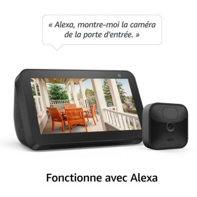 Caméra extérieure supplémentaire pour sécurité à domicile - Noir