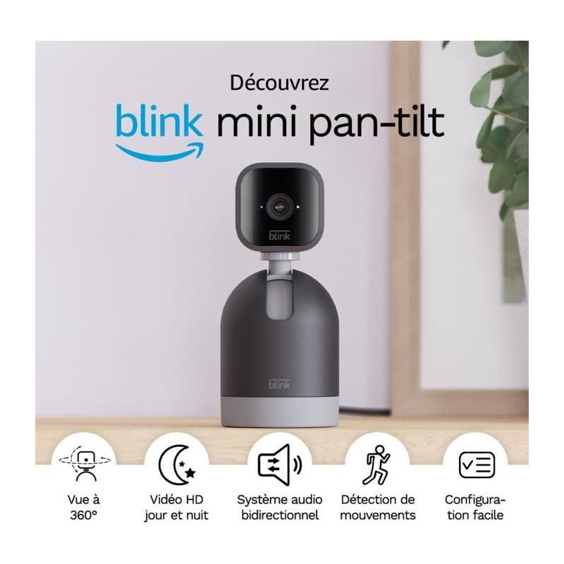 Caméra mini Pan-Tilt BLINK HOME SECURITY - Noir | Surveillance connectée