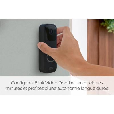 Sonnette Interphone avec Synchronisation 2 - Noir
