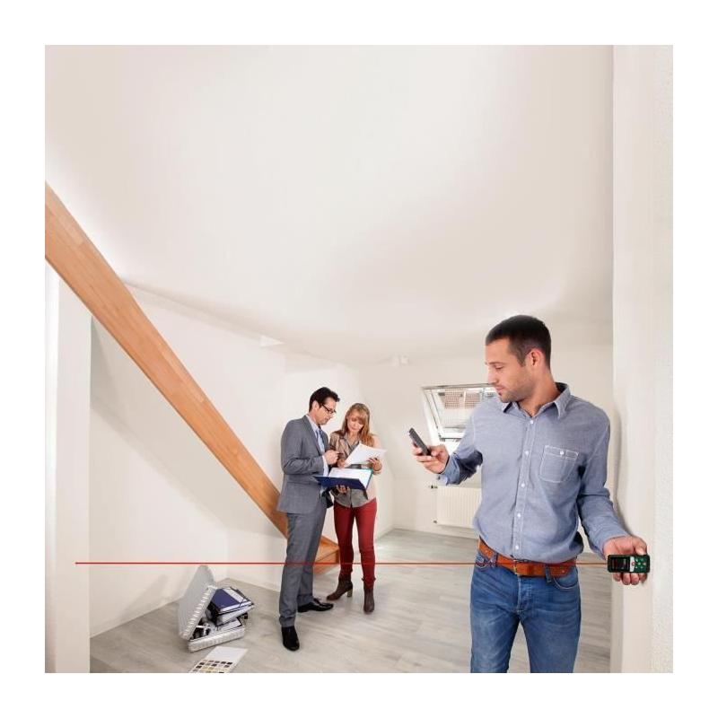Mesurez avec précision jusqu'à 50m avec le Télémetre laser AdvancedDistance 50 C Bosch