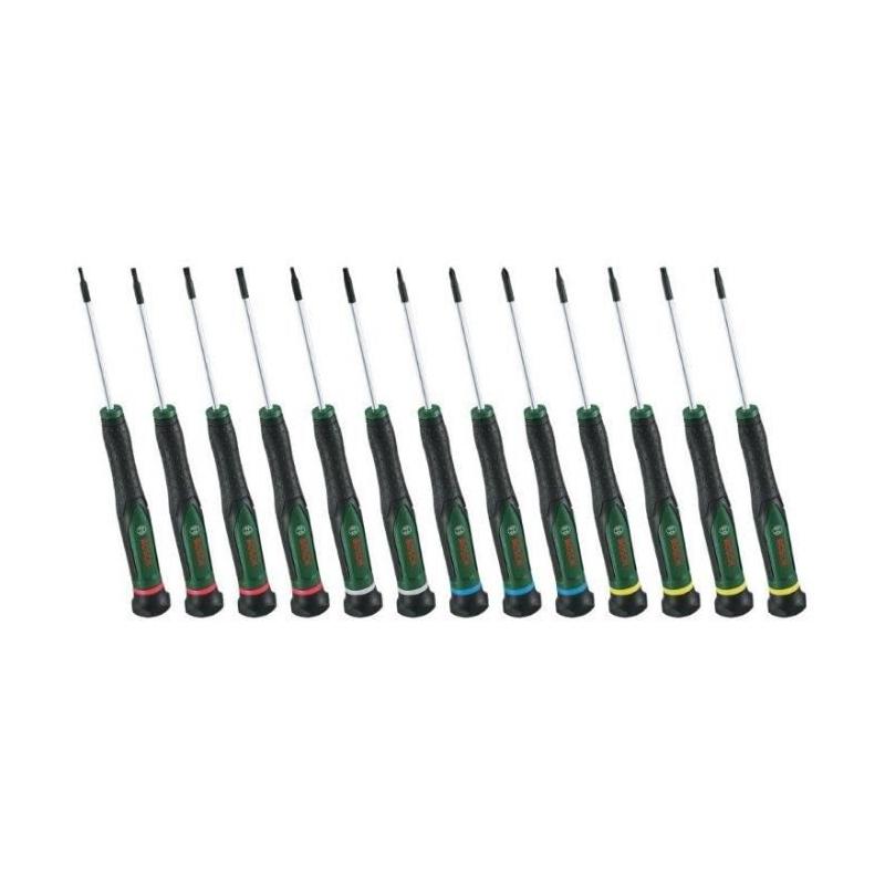 Ensemble de tournevis Bosch 13 pcs pour bricolage/modélisme/artisanat