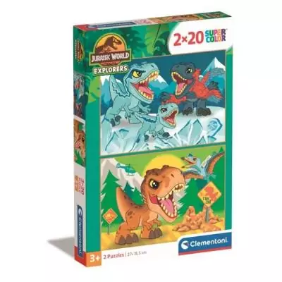 Puzzle CLEMENTONI - 2x20 pièces - Jurassic World