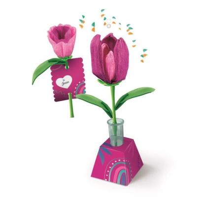 Puzzle CLEMENTONI - Crée tes fleurs - Tulipe