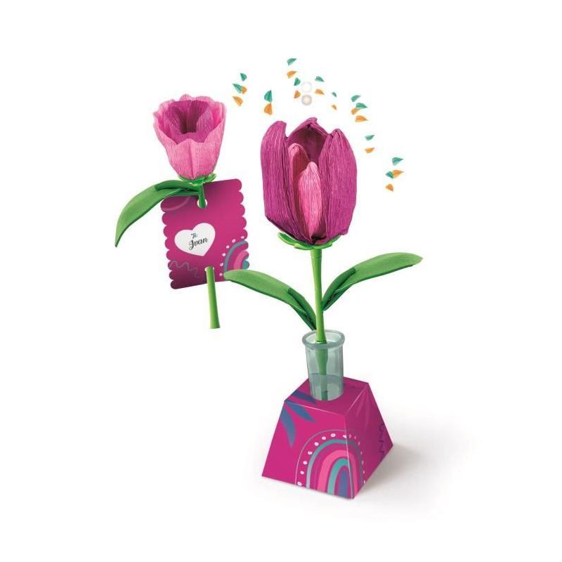Puzzle CLEMENTONI - Crée tes fleurs - Tulipe