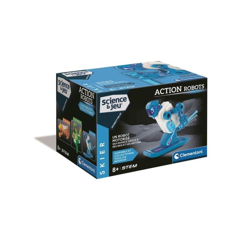 Puzzle CLEMENTONI - Action Robot - Skieur