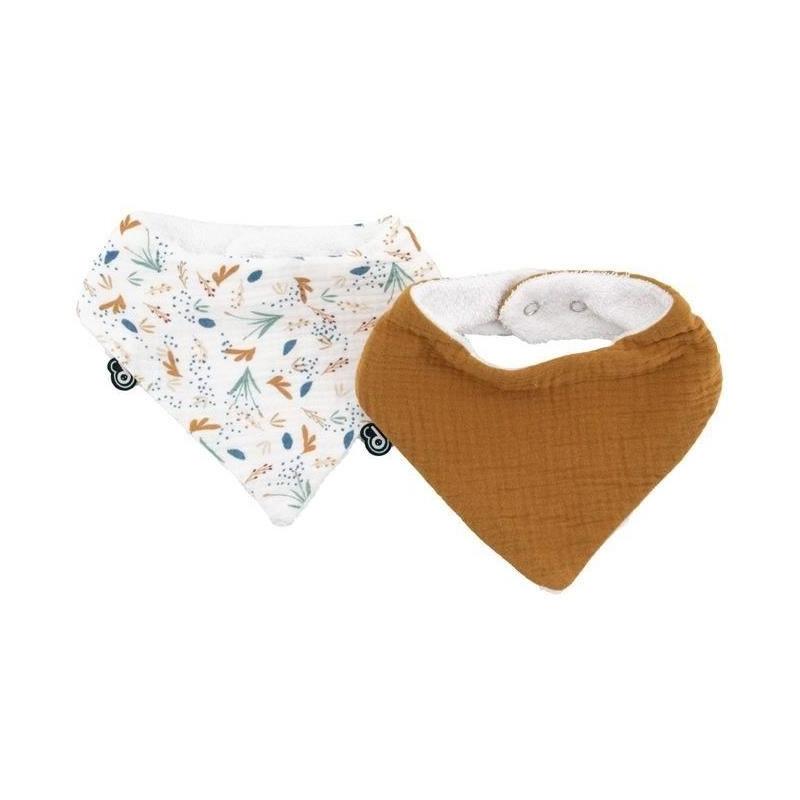 Lot de 2 bavoirs bandana - Style marin pour bébé