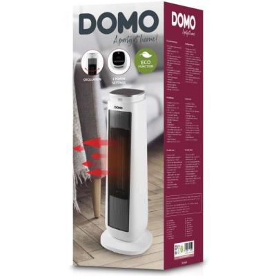 Convecteur DOMO DO7347H 2000 W Blanc - Radiateur électrique d'appoint