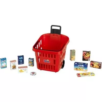 Panier de courses à roulettes garni My Market - KLEIN - 7256