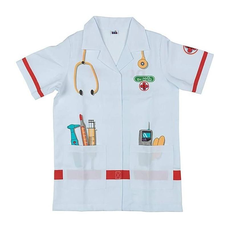 Blouse docteur en tissu avec motifs - Parfait pour les professionnels de la santé