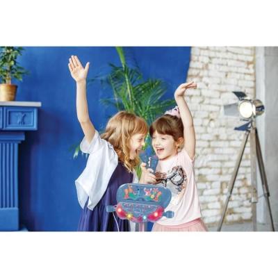 Microphone Stitch sur pied avec enceinte, 2 Micros et Effets - MICRO KARAOKE ENFANT