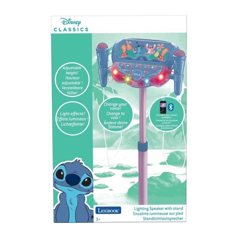 Microphone Stitch sur pied avec enceinte, 2 Micros et Effets - MICRO KARAOKE ENFANT