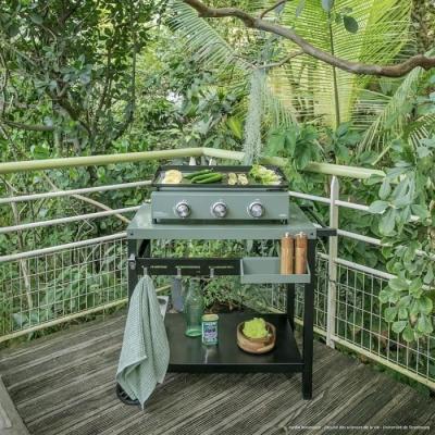 Desserte pour plancha LIVOO GS167V - Pratique et élégante
