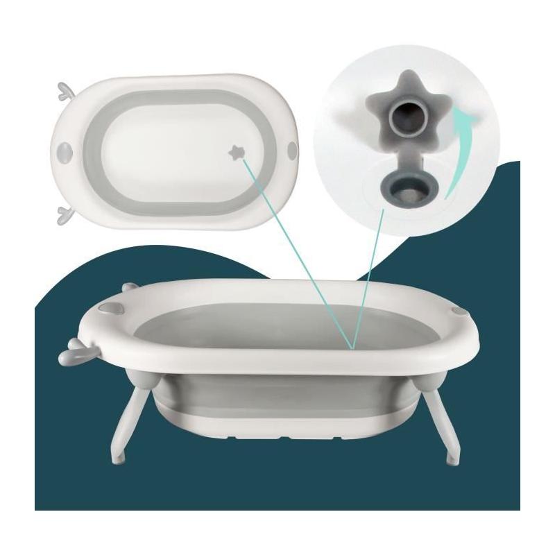 Baignoire Looping pliante - Compacte et pratique