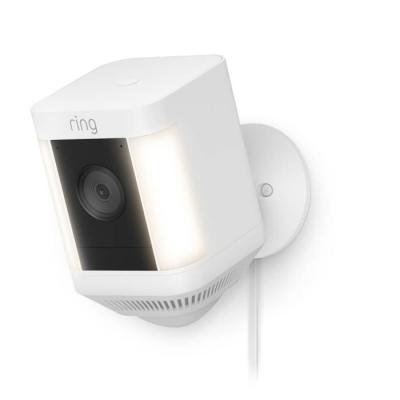 Caméra de Surveillance Connectée RING Spotlight Plus Plug-in Blanc UE