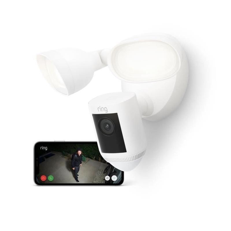 Caméra de Surveillance Connectée RING Spotlight Pro Blanc UE