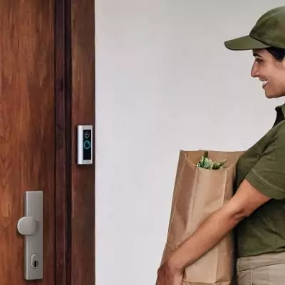 Sonnette Vidéo RING Pro 2 + Rail DIN - HB - UE Sonnette Vidéo RING Pro 2 + Rail DIN - HB - UE