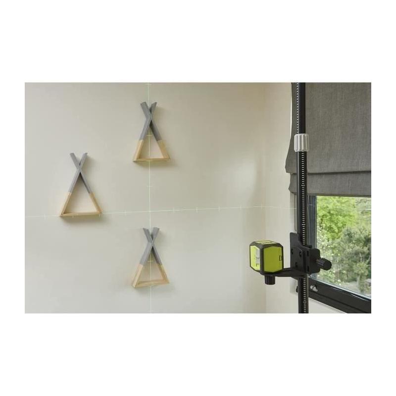 Niveau laser vert RYOBI 15m - Précision +/- 0,5mm
