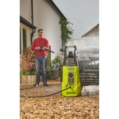 Nettoyeur haute pression RYOBI - 1600W 130 bars - 420L - polyvalent