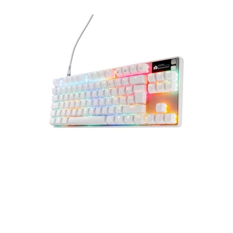 Clavier gaming Steelseries Apex Pro TKL Gen 3 Blanc