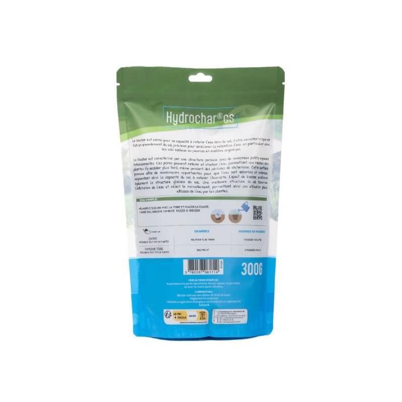 Engrais Hydrochar CS - Économisez de l'eau pour vos plantes!