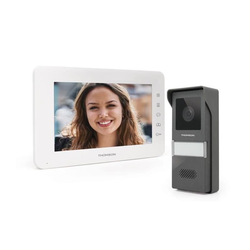 Visiophone THOMSON 2 fils couleur 7" Double commande Tili