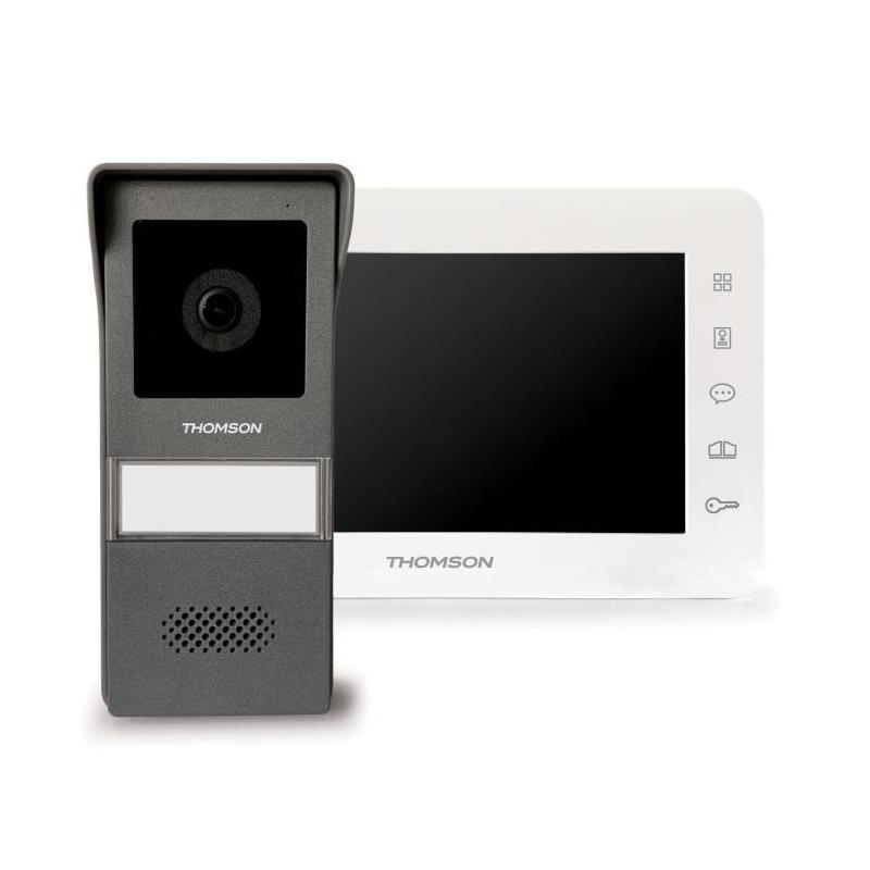 Visiophone THOMSON 2 fils couleur 7" Double commande Tili