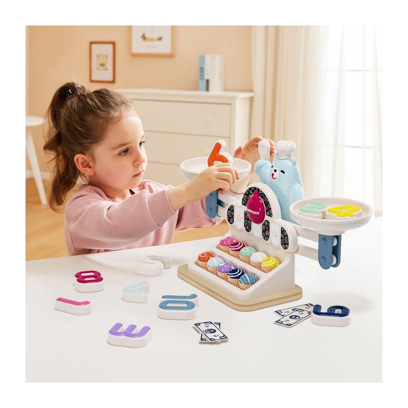 Balance mathématique Yummy Bear: Jeu éducatif pour enfants de 3 ans