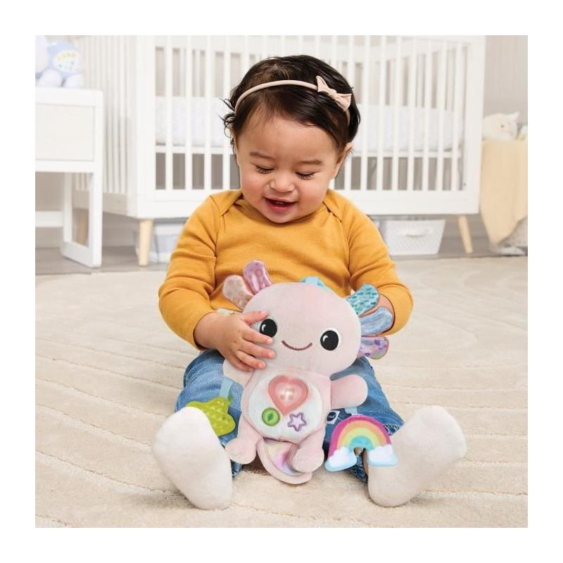 Doudou Musical Vtech Eliott Bébé Axolotl (Recyclage Bouteilles)