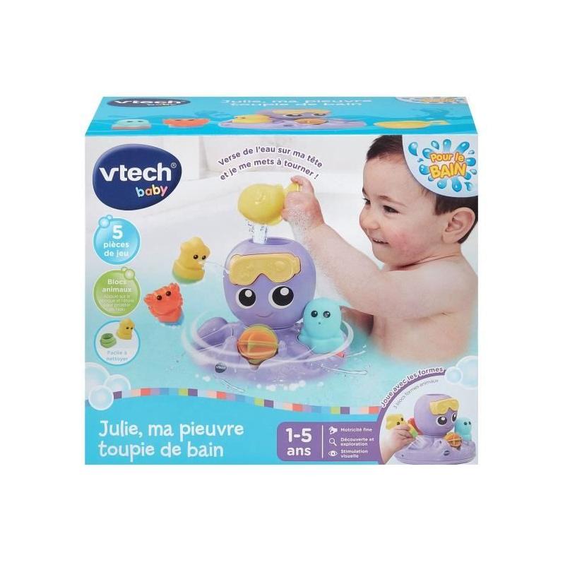 Découvrez VTECH JULIE, la pieuvre tourbillon de bain pour bébé